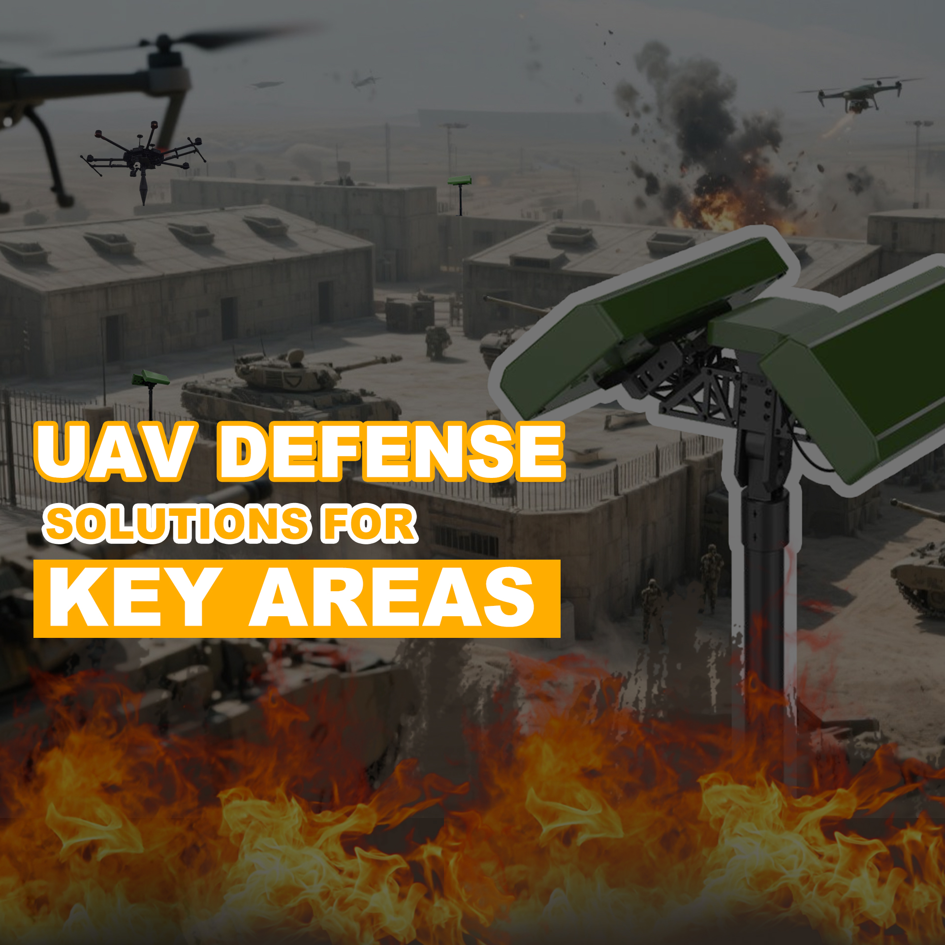 UAV Defense Solutions For Key Areas